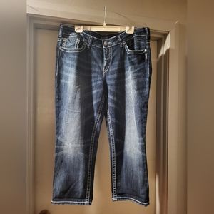 Silver Suki capri 18